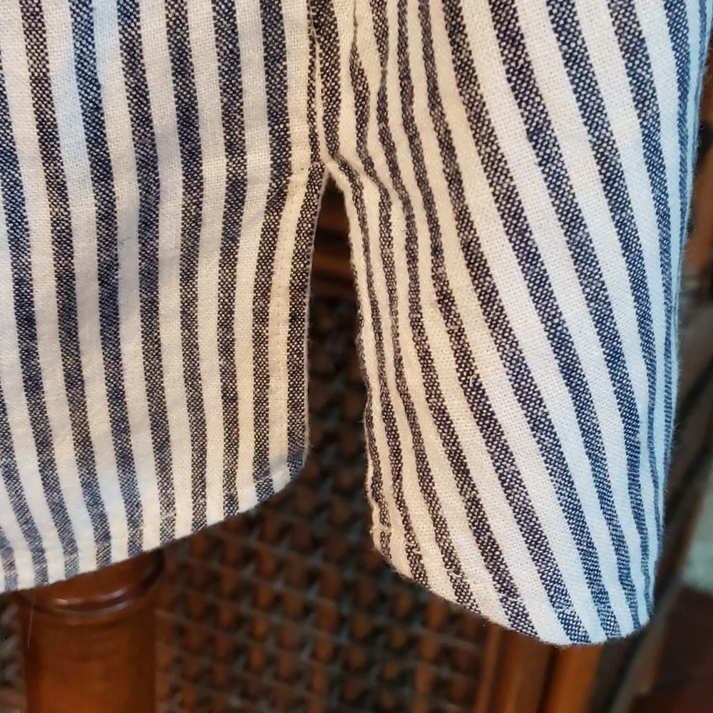 SPLENDID Sleeveless Button Front Striped Top Tunic XXL NWOT - Picture 10 of 12